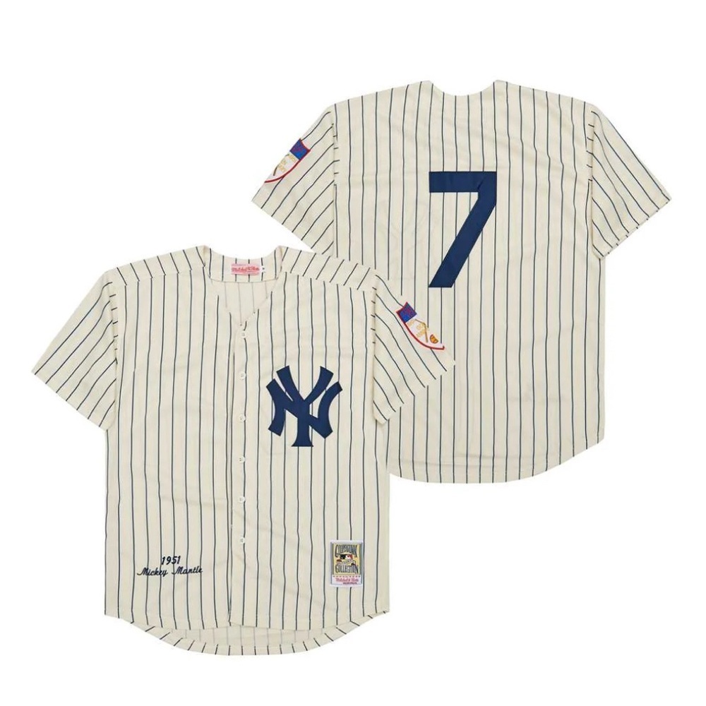 New York Yankees mickey mantle 1951 Mitchell & Ness jersey